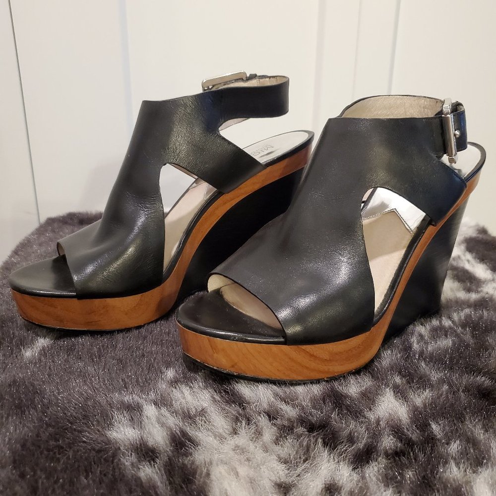 Michael Kors Josephine Wedge Sandals - Size 7.5